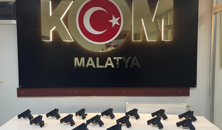 Malatya'da silah kaçakçılığı operasyonunda yakalanan 2 şüpheli tutuklandı