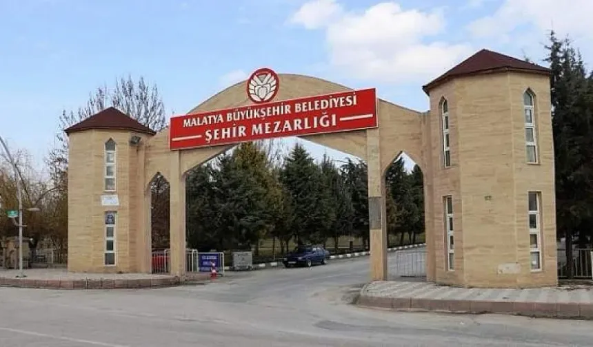 Malatya'da Bugün Vefat Edenler.