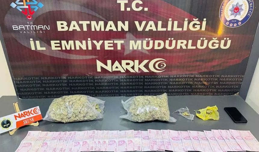 Batman'da uyuşturucu operasyonu: 1 gözaltı