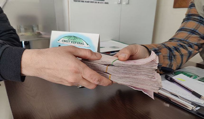 Bingöllü esnaf bir aylık gelirini Gazze'ye bağışladı