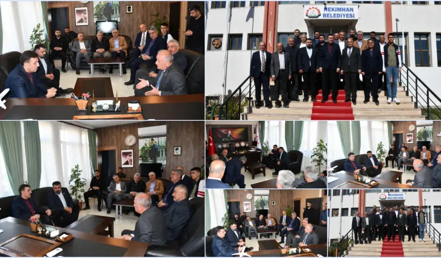 Tüfenkci, Hekimhan Belediyesi’ni Ziyaret Etti