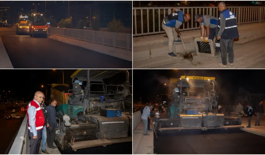 Malatya Büyükşehir Belediyesi’nden 7/24 Yol Mesaisi