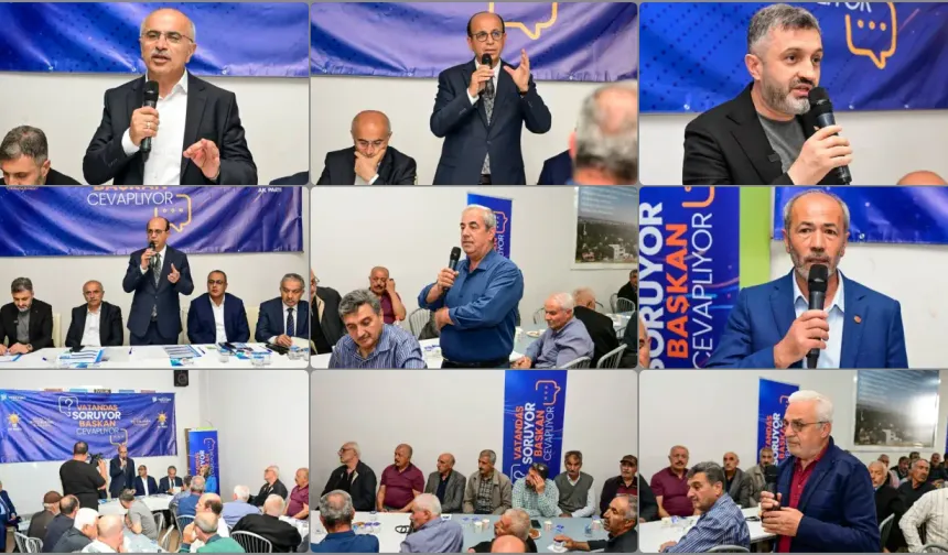 Başkanlar Tecde'de Vatandaşlarla Buluşup Talepleri Dinledi