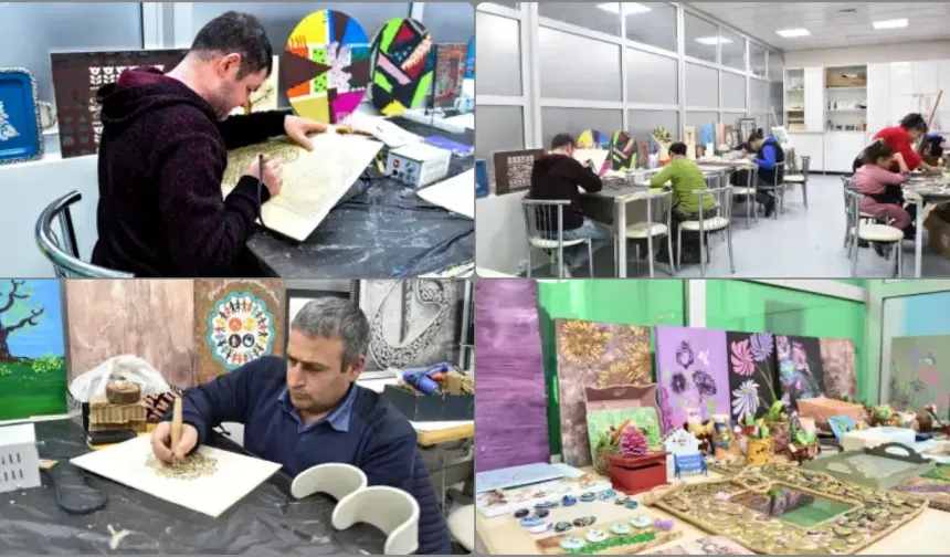 Büyükşehir Belediyesi Engelliler İçin Resim Kursu Açtı