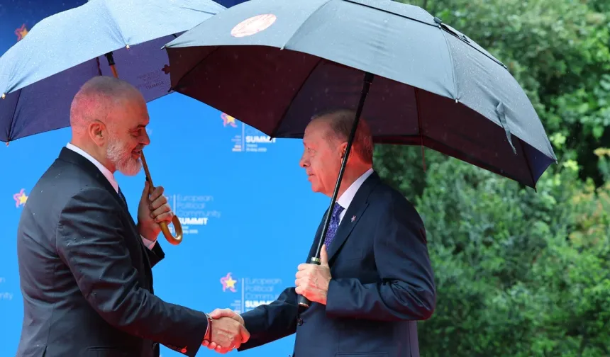 Cumhurbaşkanı Erdoğan Arnavutluk’ta