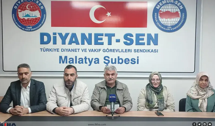 Diyanet-Sen Malatya Şube Başkanı Engin: Ahlaki değerlerimiz tehdit altında