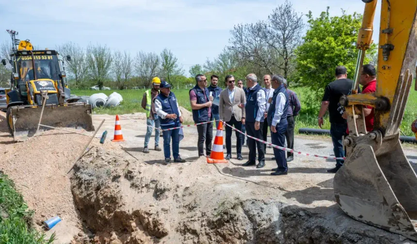 Hatunsuyu’na 4 Bin Metrelik Kanalizasyon Hattı
