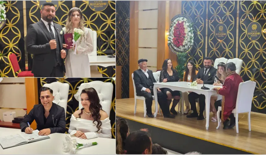 Malatya BB Nikah Sarayı'nda Özel Tarih Yoğunluğu
