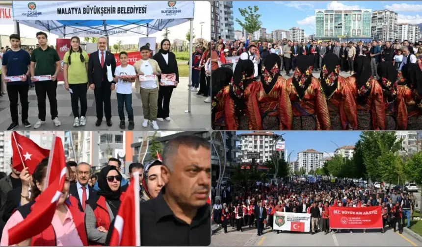 Malatya'da Aile Günü Yürüyüş Ve Festivalle Kutlandı