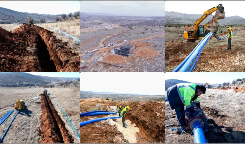 MASKİ’den Doğanşehir Çığlık, Kelhalil, Polatdere’ye 8 Bin 100 Metre Altyapı