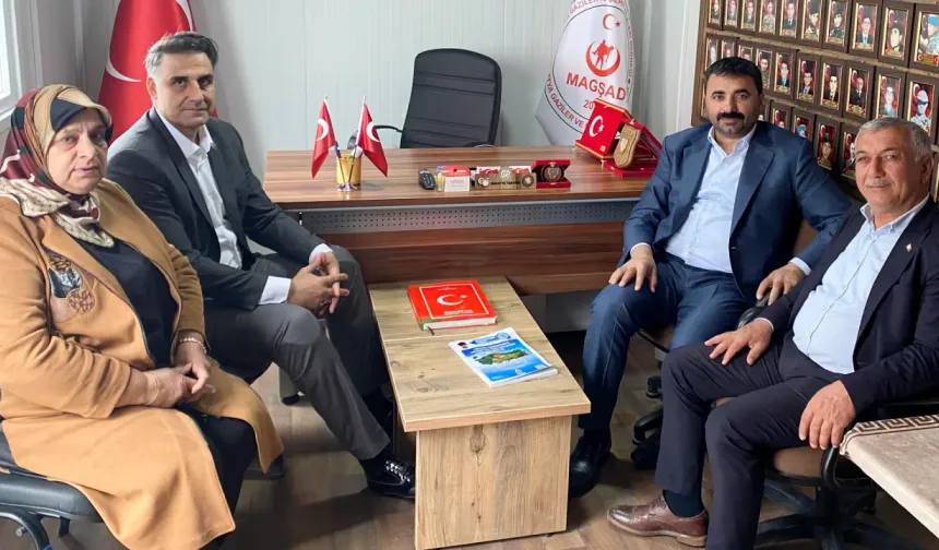 MHP’den Başkan Aldemir’e Ziyaret