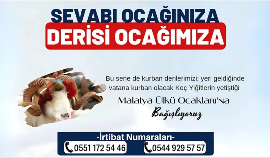Ülkü Ocaklarından "Sevabı Ocağınıza, Derisi Ocağımıza" Kampanyası