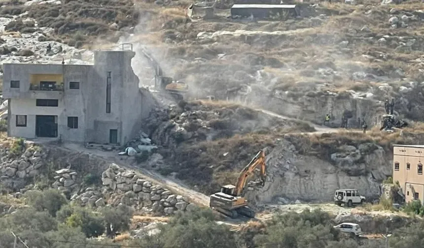 Batı Şeria'da yeni yıkım