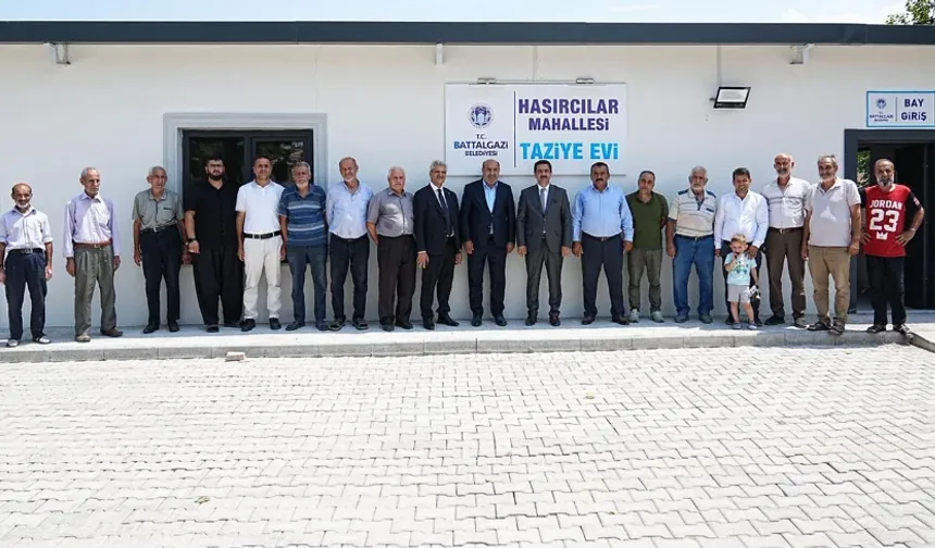 Battalgazi Belediyesi'nden Hasırcılar'a yeni taziye evi