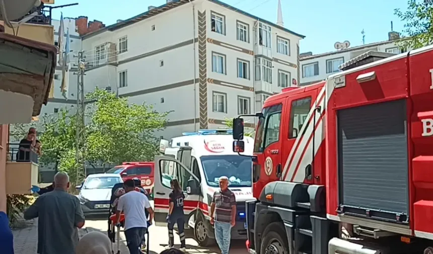 Malatya'da apartman dairesinde yangın