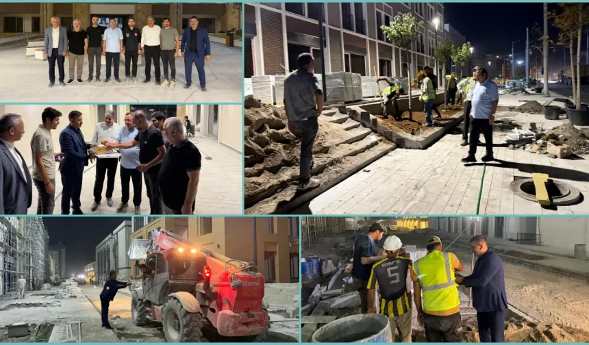 Bakan, "Çarşı merkezinde incelemelerde bulundu"