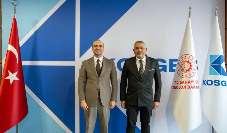 Başkan Sadıkoğlu, KOSGEB Başkanı ile bir araya geldi