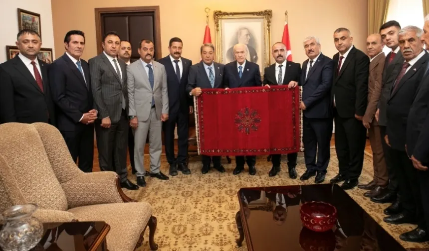 Bahçeli, Fendoğlu ve Teşkilat Başkanlarını kabul etti