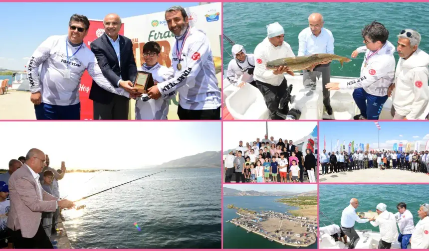Malatya'da 1. Turna Balığı Yarışması yapıldı